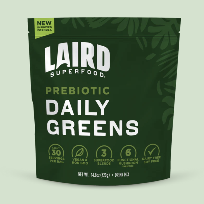 Laird Superfood Prebiotic Daily Greens Subscription